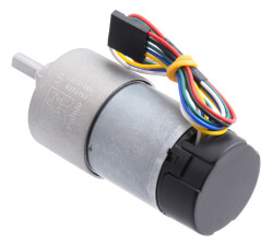 Pololu 100:1 Metal Redüktörlü Motor 37Dx73L 12V, 64 CPR Enkoderli PL-4755 - Thumbnail