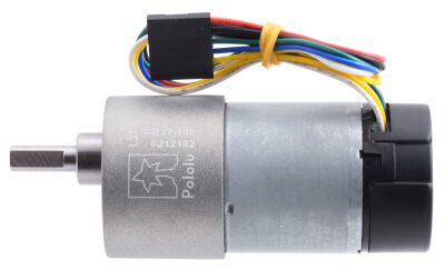 Pololu 100:1 Metal Redüktörlü Motor 37Dx73L 12V, 64 CPR Enkoderli PL-4755