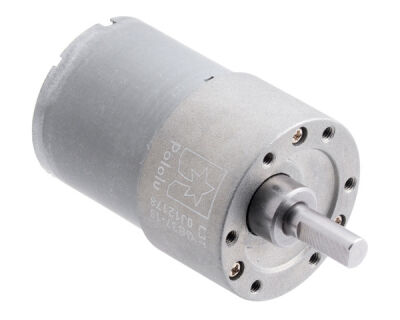 Pololu 19:1 Metal Redüktörlü Motor 37Dx52L 12V 530rpm Helikal Pinyon, PL-4741