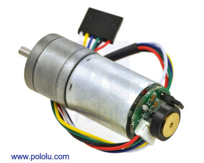 34:1 Metal Redüktörlü Motor 25Dx64L MP 12V 220rpm 48CPR Enkoderli PL-3240