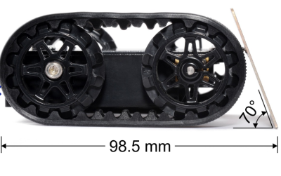 Pololu Zumo Şasi için Sumo Robot Kızağı PL-1410