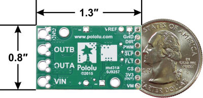 Pololu G2 24v13 HP (Yüksek Güç) Tek Kanal Motor Sürücü, PL- 2992