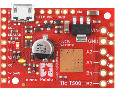 Pololu Tic T500 USB Çoklu Arayüze Sahip Step Motor Kontrol Kartı PL-3135