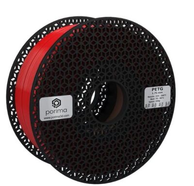 Porima PETG 1.75mm 3D Filament - 1kg, Kırmızı