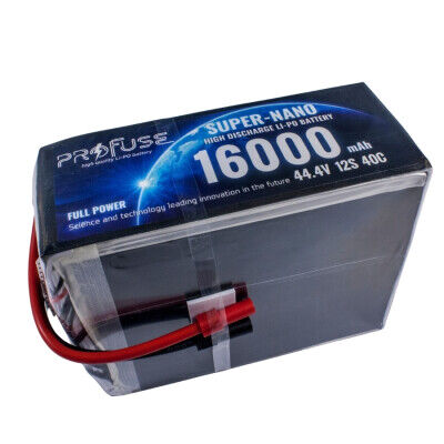 Profuse 12S 44.4V Lipo (Li-Po) Lityum Polimer Batarya - 16000mAh, 60C