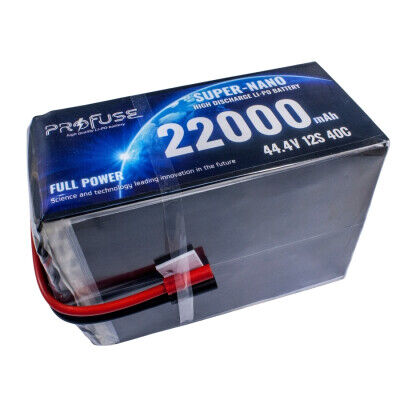 Profuse 12S 44.4V Lipo (Li-Po) Lityum Polimer Batarya - 22000mAh, 60C