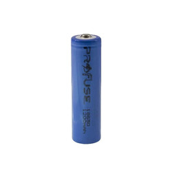 Profuse 18650 Li-ion (Lityum iyon) Şarjlı Pil - 3.7V, 1200mAh, Başlı - Thumbnail