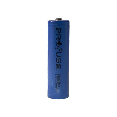 Profuse 18650 Li-ion (Lityum iyon) Şarjlı Pil - 3.7V, 1500mAh, Başlı