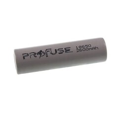 Profuse 18650 Li-ion (Lityum iyon) Şarjlı Pil - 3.7V, 2600mAh, Başsız - Thumbnail