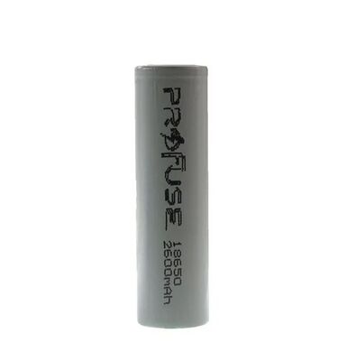 Profuse 18650 Li-ion (Lityum iyon) Şarjlı Pil - 3.7V, 2600mAh, Başsız