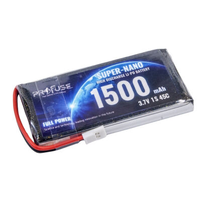 Profuse 1S 3.7V Lipo (Li-Po) Lityum Polimer Batarya - 1500mAh, 45C