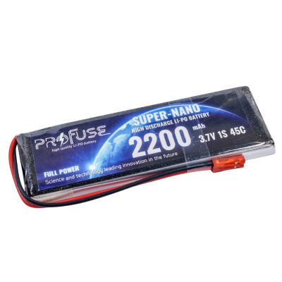 Profuse 1S 3.7V Lipo (Li-Po) Lityum Polimer Batarya - 2200mAh, 45C