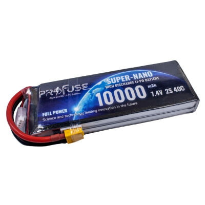 Profuse 2S 7.4V Lipo (Li-Po) Lityum Polimer Batarya - 10000mAh, 40C