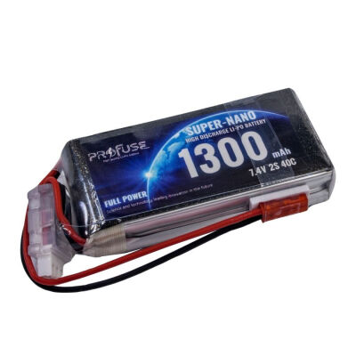 Profuse 2S 7.4V Lipo (Li-Po) Lityum Polimer Batarya - 1300mAh, 40C