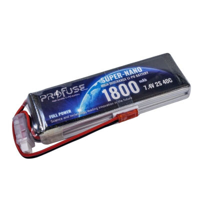 Profuse 2S 7.4V Lipo (Li-Po) Lityum Polimer Batarya - 1800mAh, 40C