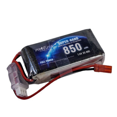 Profuse 2S 7.4V Lipo (Li-Po) Lityum Polimer Batarya - 850mAh, 40C