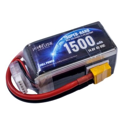 Profuse 4S 14.8V Lipo (Li-Po) Lityum Polimer Batarya - 1500mAh, 95C