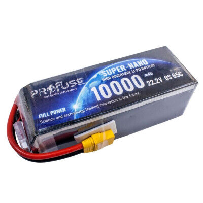 Profuse 6S 22.2V Lipo (Li-Po) Lityum Polimer Batarya - 10000mAh, 65C