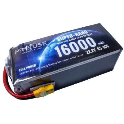 Profuse 6S 22.2V Lipo (Li-Po) Lityum Polimer Batarya - 16000mAh, 40C