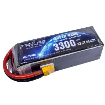 Profuse 6S 22.2V Lipo (Li-Po) Lityum Polimer Batarya - 3300mAh, 60C