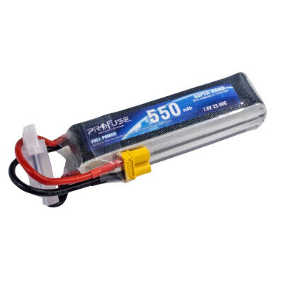 Profuse 7.6V Lipo (Li-Po) Lityum Polimer Batarya (DRONE PİLİ) - 550mAh, 80C