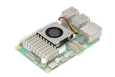 Raspberry Pi 5 Aktif Soğutucu Heatsink - 5V