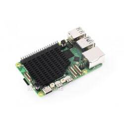 Raspberry Pi 5 Termal Pedli ve Yaylı Alüminyum Soğutucu Heatsink - Thumbnail