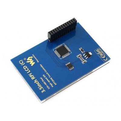 Raspberry Pi için 3.5Inch Rezistif Dokunmatik Ekran(C)- 480x320, SPI, 15811