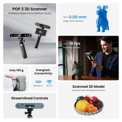 Revopoint POP 3 3D Scanner (Standart Paket) - Thumbnail