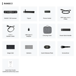 Revopoint Range 2 3D Scanner (Standart Paket) - Thumbnail