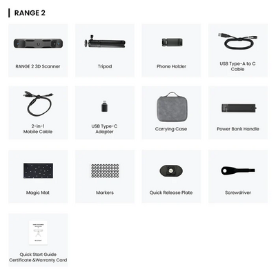 Revopoint Range 2 3D Scanner (Standart Paket)