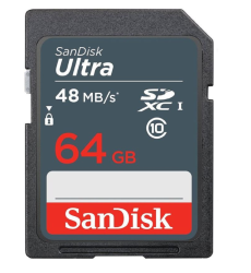 SANDISK ULTRA 64 GB 320X CLASS 10 UHS-I SDHC HAFIZA KARTI (48MB/S) - Thumbnail