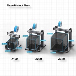 Snapmaker 2.0 A250T Modüler 3 in 1 3D Printer: 3DP, 1.6W Gravür, CNC - 80030 - Thumbnail