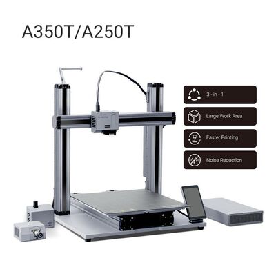 Snapmaker 2.0 A350T Modüler 3 in 1 3D Yazıcı : 3DP, 1.6W Lazer, CNC