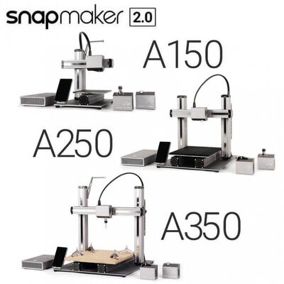 Snapmaker 2.0 A150 Modüler 3 in 1 3D Printer: 3DP, 1.6W Lazer, CNC