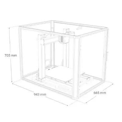 Snapmaker Artisan 3 in 1 3D Yazıcı : 3DP, 200W CNC, 10W Lazer