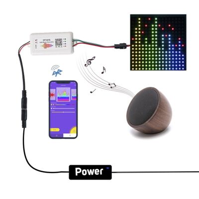 SP107E RGB ve Şerit LED Kontrol Cihazı (Akıllı Telefon Desteği)