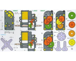 Tamiya 72003 High-Power Gearbox Kit (Yüksek Güç) PL-72 - Thumbnail