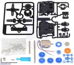 Tamiya 72008 4 Speed Worm Gearbox Kit (4 Hız Kademesi Sonsuz Dişli) PL-2391 - Thumbnail