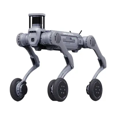 Unitree B2-W Tekerlekli Robot Köpek: Endüstriyel Uygulamalarda Sınırları Zorla