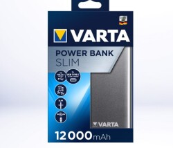 Varta SLIM Powerbank -12000mah - Thumbnail