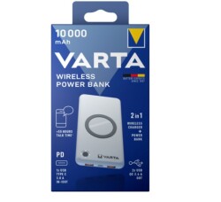 Varta Wireless 2 in 1 Kablosuz Şarj Cihazı ve PowerBank - 10000mah - Thumbnail