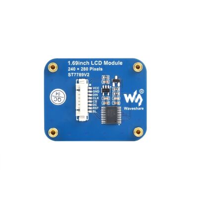 Waveshare 1.69 inç LCD Ekran - 240×280, SPI, IPS, 262K Renk, 24382