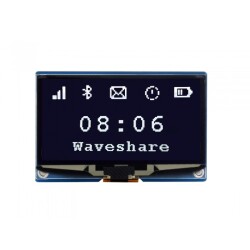 Waveshare 2.42 inç OLED Ekran - 128×64, SPI / I2C, Beyaz, 25742 - Thumbnail