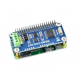 Waveshare CAN HAT, RS485 Bağlantı, Raspberry Pi İçin, 14882 - Thumbnail