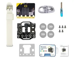 WristBit MicroBit Tabanlı Programlanabilir Kol Saati (Giyilebilir DIY Kit) - Thumbnail